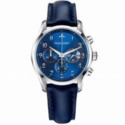 HORLOGERIE - pequignet - chrono cadran bleu